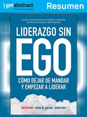 cover image of Liderazgo sin ego (resumen)